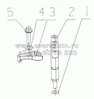 R3000-1112000/01 (T), R8000-1112000/01 (Na) Fuel Injector Assembly