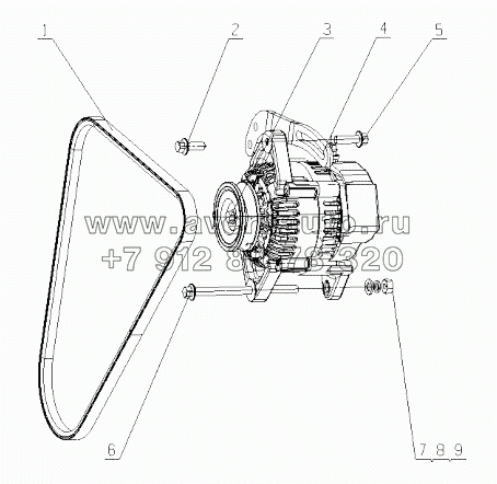 R3000-3701000/01 Generator Assembly