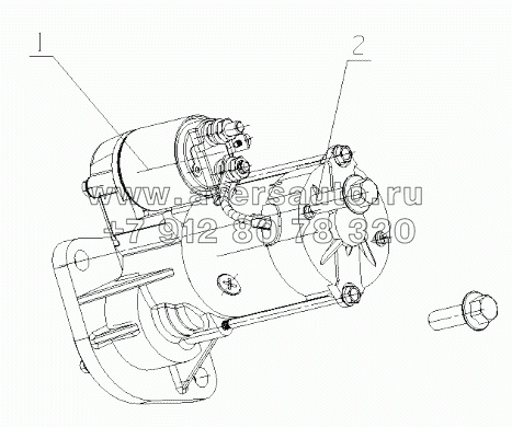 R3000-3708000/01 Starter Assembly