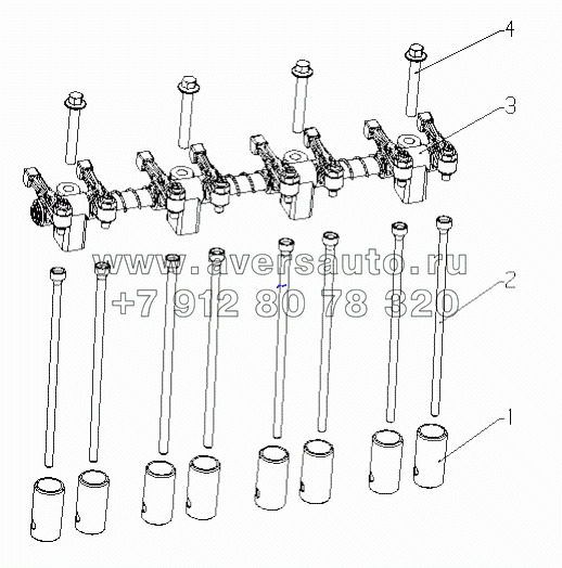 R3000-1007000 Valve Train Assembly