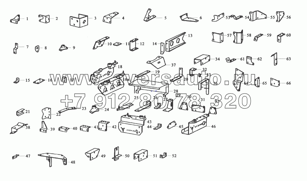 Кронштейны для тормоза