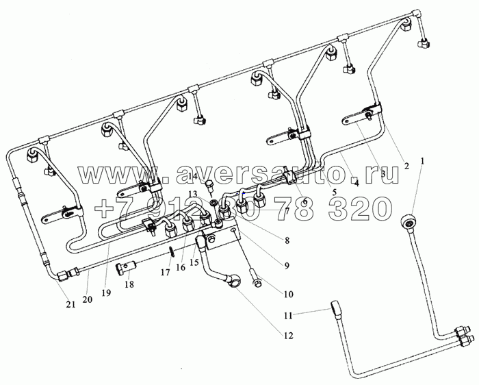 M3400-1104000 SUPPLY SYSTEM PiPE ASSY