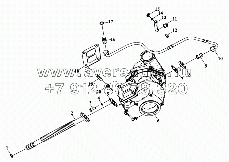 M3400-1118000 TURBO CHAGER ASSY