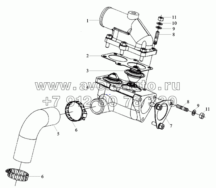 M3400-1306000 THERMOSTAS ASSY