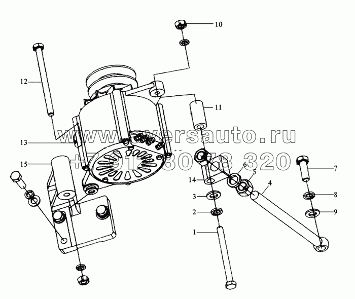 M3400-3701000A  AC ALTERNATOR