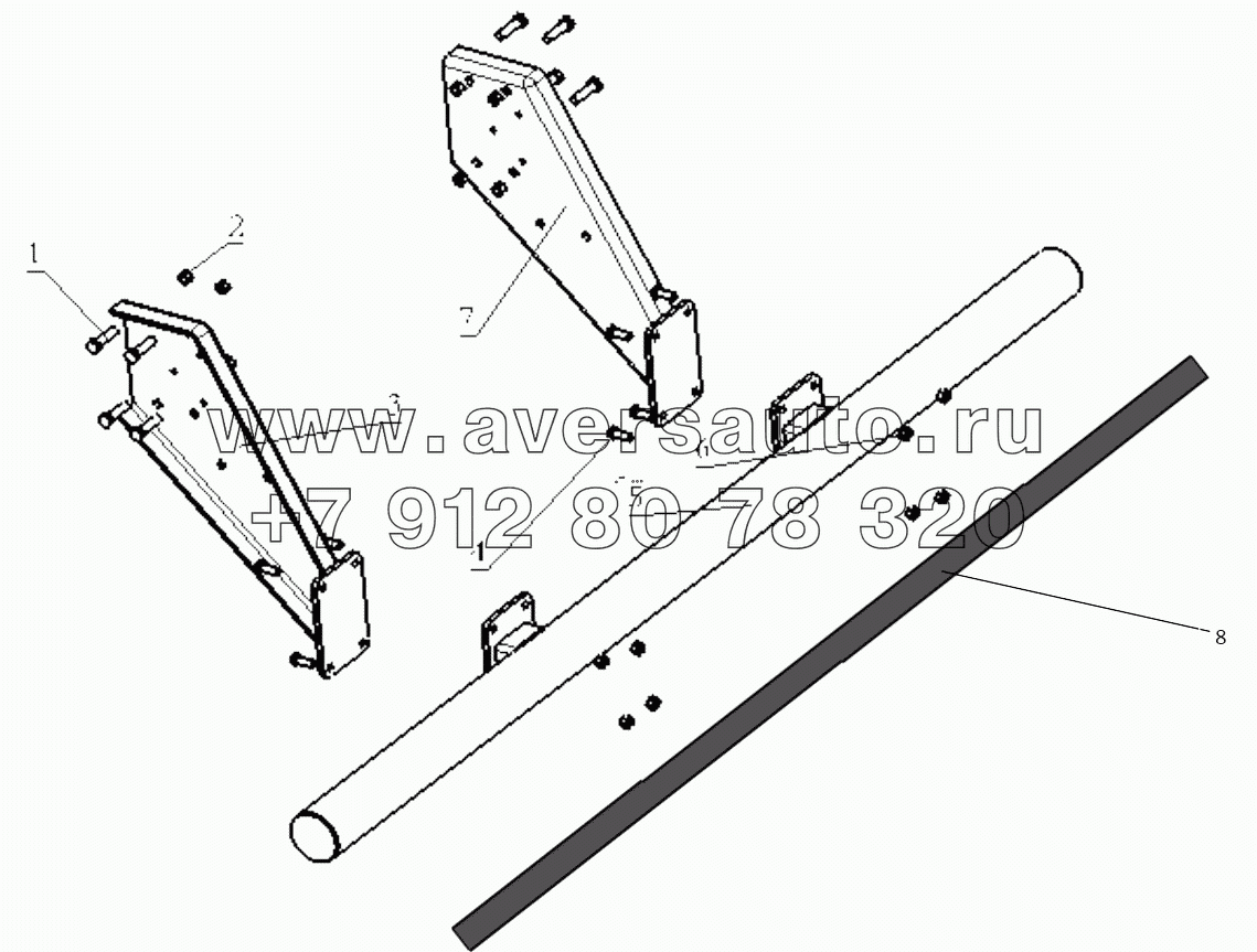  REAR ANTI-DRILLING PROTECTION FRAME
