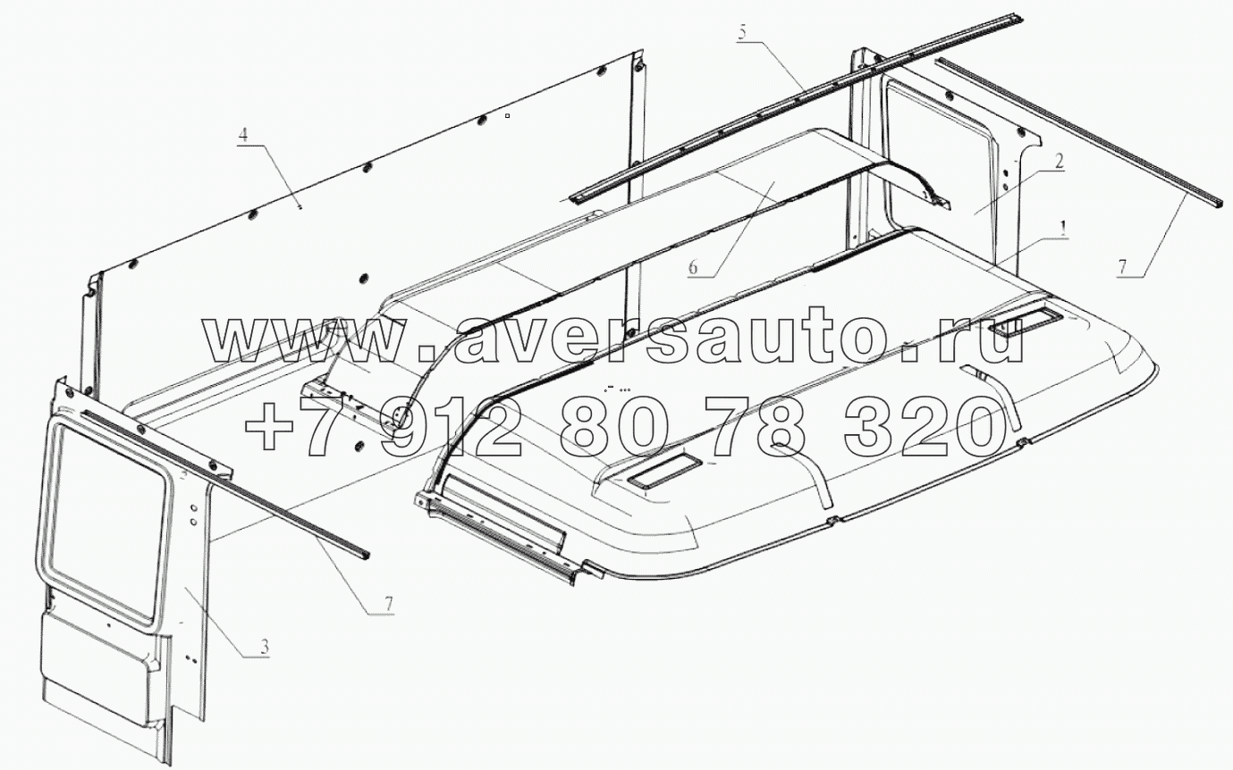  SIDE-WALL PANELING CLOSED WITH NOUNTING I