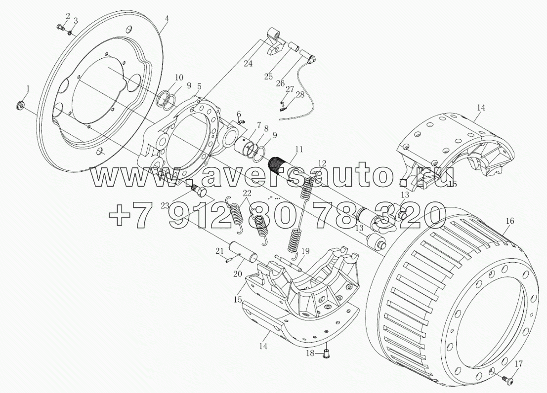  STR DRIVE AXLE BRAKE I