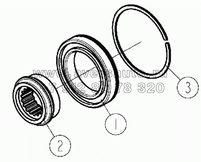 Подшипник вторичного вала