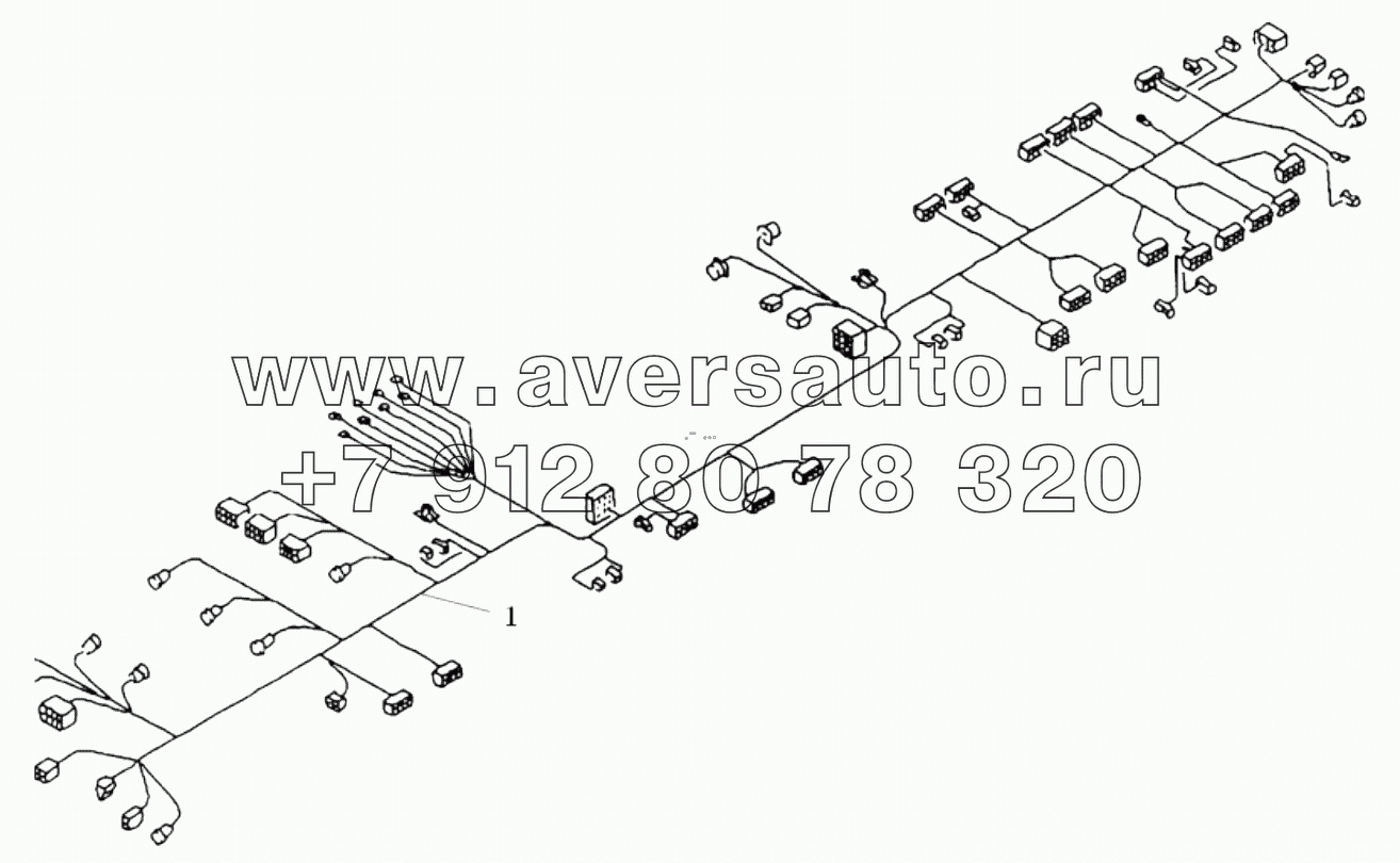  CAB WIRING HARNESS (IN THE DASHBOARD)