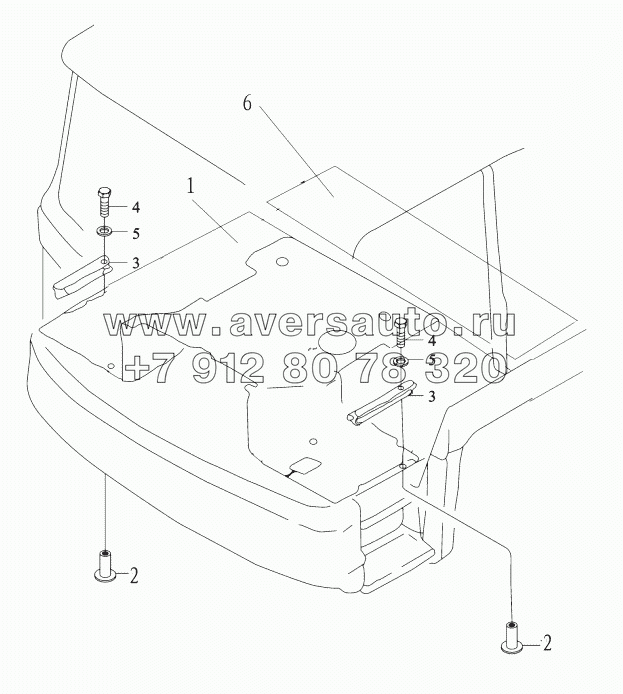  FLOOR MATS FRONT AND ANTI-SKID STRIP