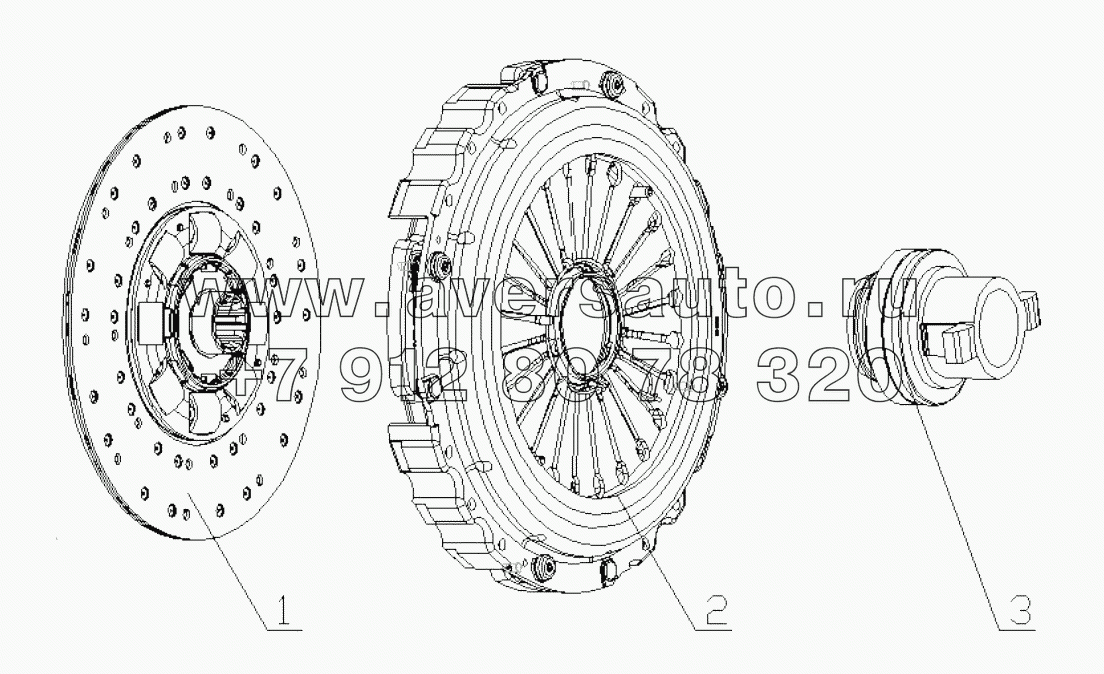  PULL DIAPHRAGM CLUTCH  430