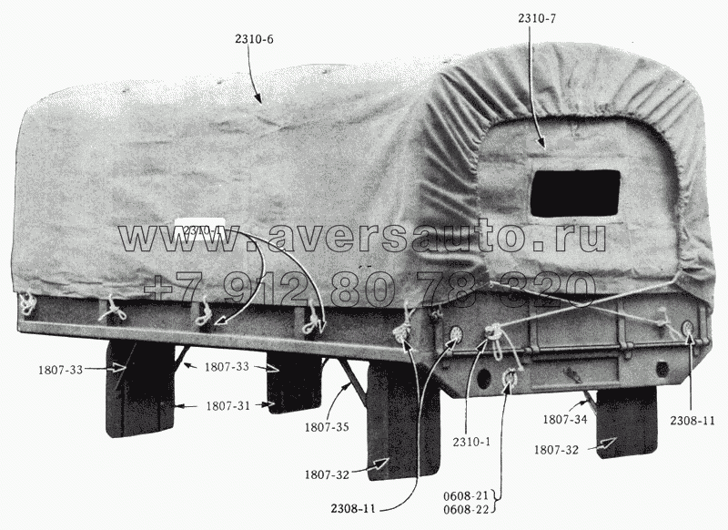 Платформа, тент/Cargo Body Tarpaulin