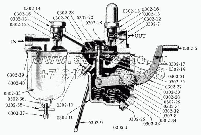 Насос топливный/Fuel Pump parts