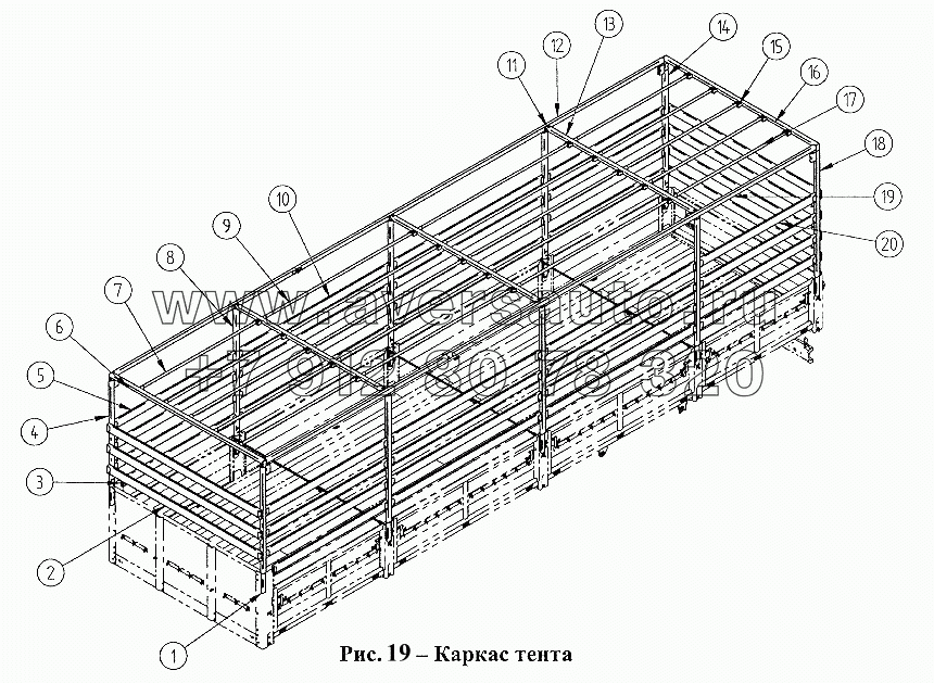 Каркас тента