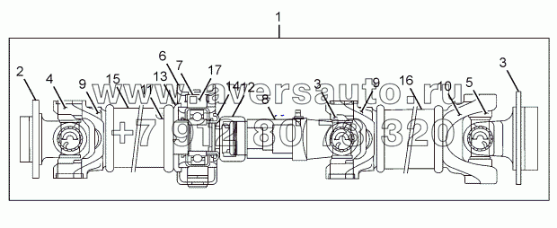 PROPELLER SHAFT (MSL MAKE)