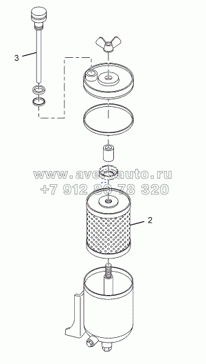 POWER STEERING HYDRAULIC TANK(ZF)