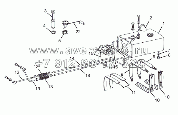 ASSY FUEL SYSTEM 357175, 357174