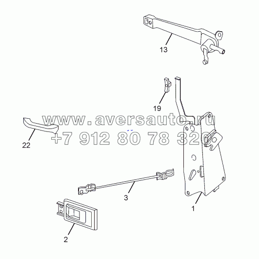 DOOR LOCKS AND HANDLES 357171, 357172, 357175, 357174