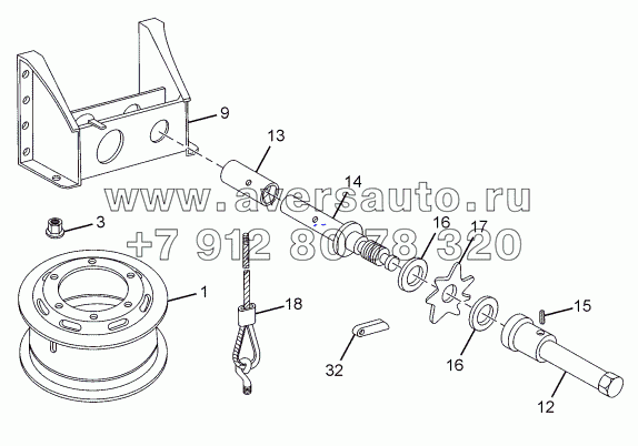 SPARE WHEEL CARRIER