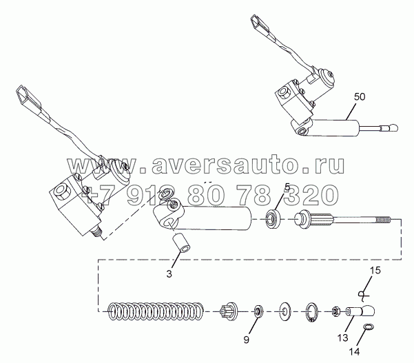 AIR CYLINDER WITH MAGNETIC VALVE