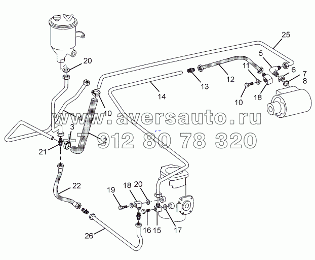 POWER STEERING PIPELINES