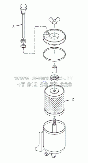 POWER STEERING HYDRAULIC TANK (ZF)