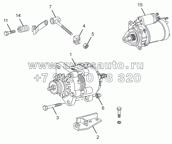 ALTERNATOR AND STARTER