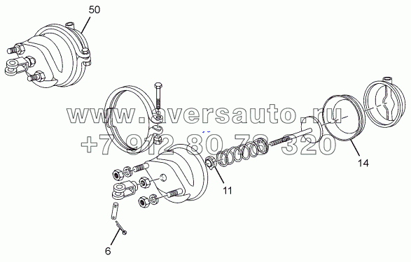 FRONT BRAKE CHAMBER