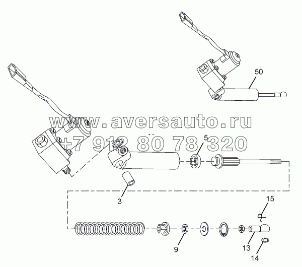 AIR CYLINDER WITH MAGNETIC VALVE