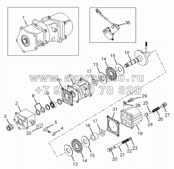 AXIAL PISTON PUMP (MK II) CHASSIS TYPE: 381313