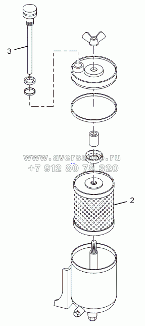 POWER STEERING HYDRAULIC TANK (ZF)