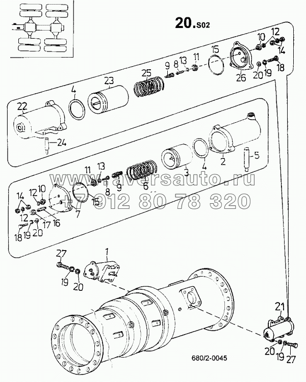 Приводные цилиндры (680/2)