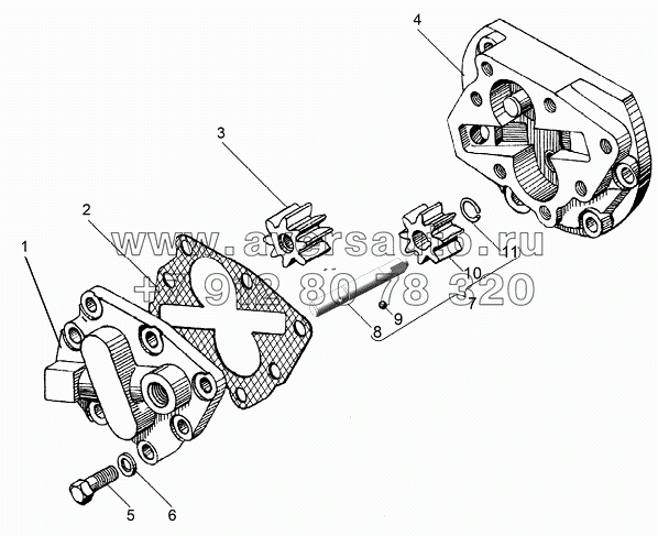 Масляный насос коробки передач