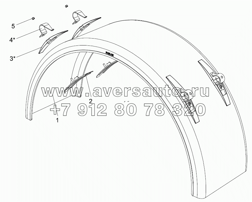Крыло переднее 9523-3102010