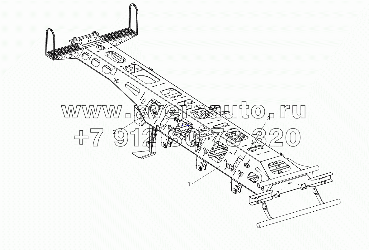 Рама с кронштейнами 952302-2911010