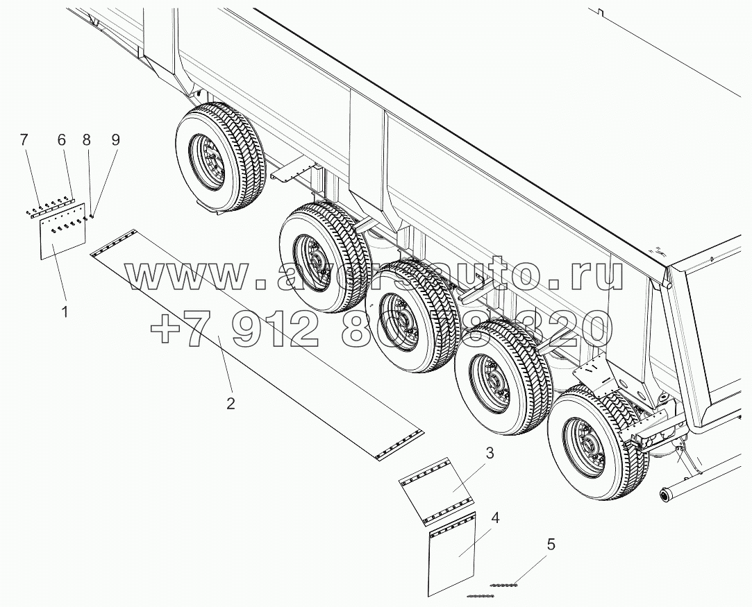 Установка крыльев 95231-3102000-10