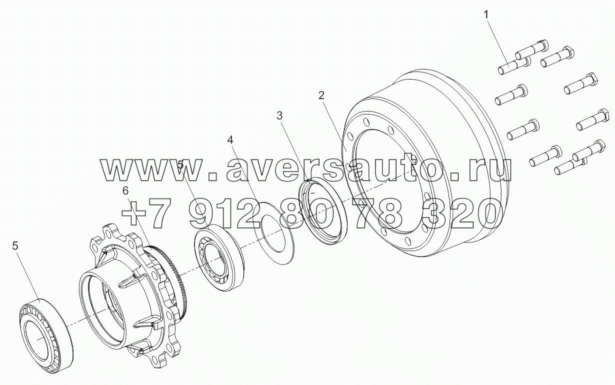 Барабан со ступицей 9042-3104010