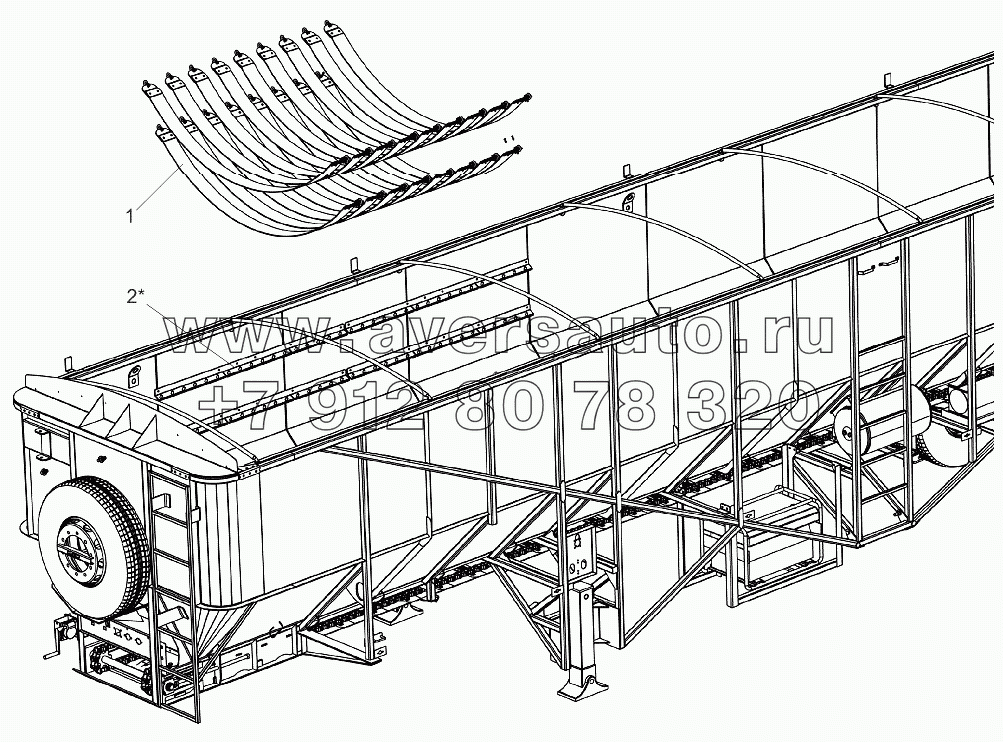 Комплект ремней