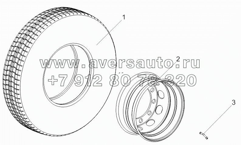 Колесо в сборе 6428-3104007