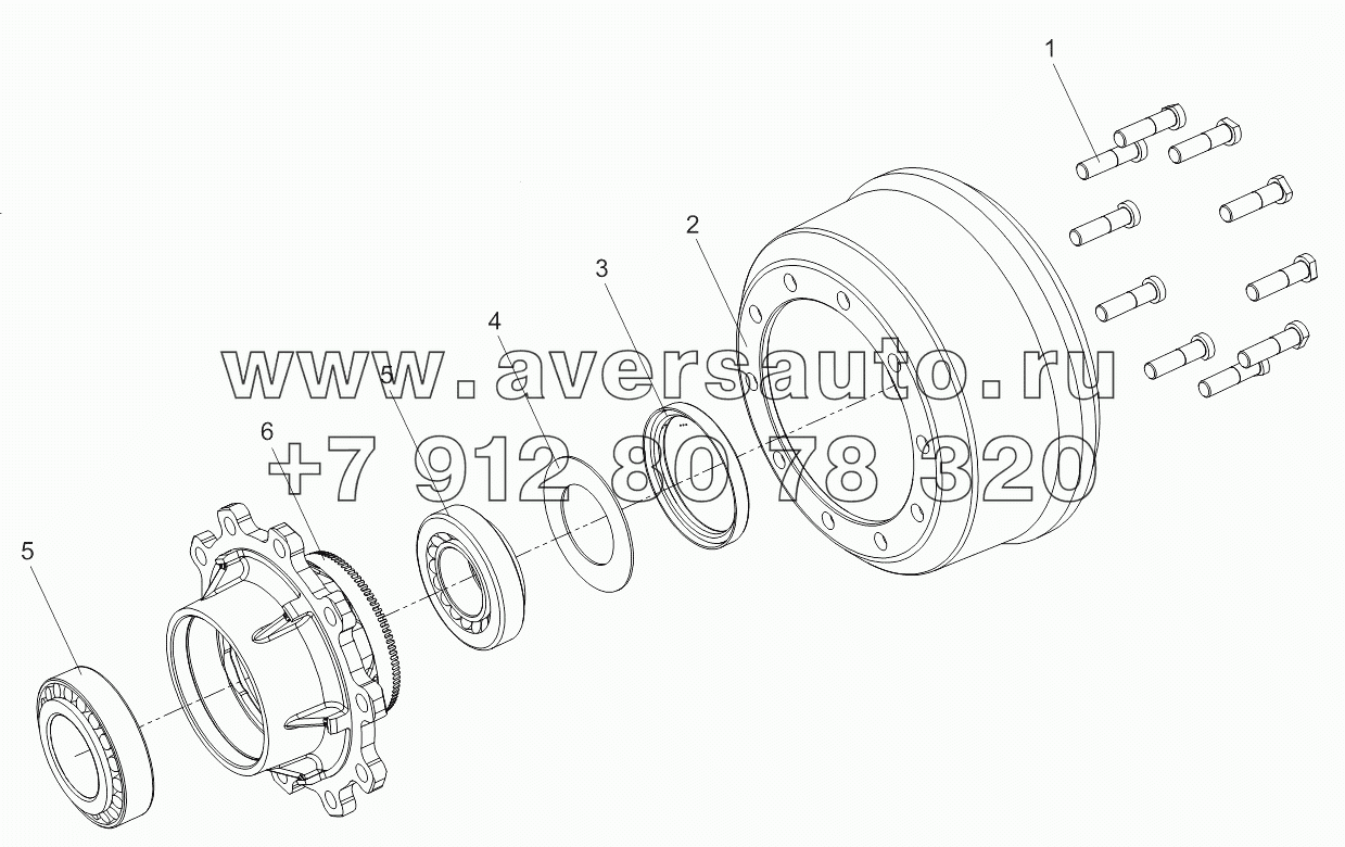 Барабан со ступицей 9042-3104010