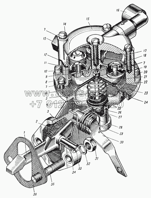 Топливный насос Б10 (Рис. 24)