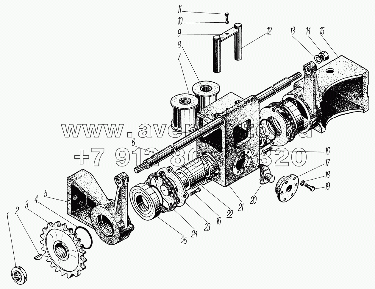 Тросоукладчик для автомобилей 4320-0000110-61, 4320-0000110-71