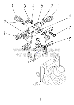 Установка топливных кранов
