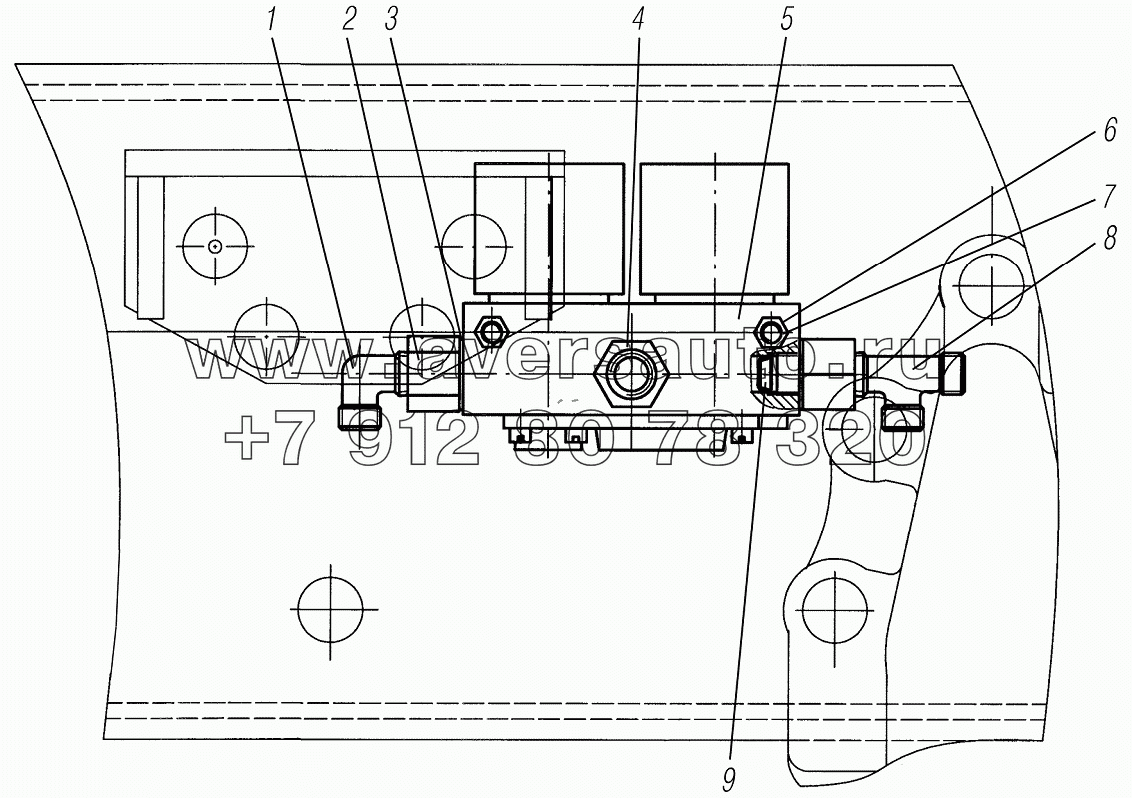 Установка электромагнитного клапана на автомобиль 4320-1151-59