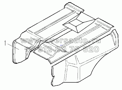 Изоляция мотоотсека наружная для автомобилей с двигателем 238Б