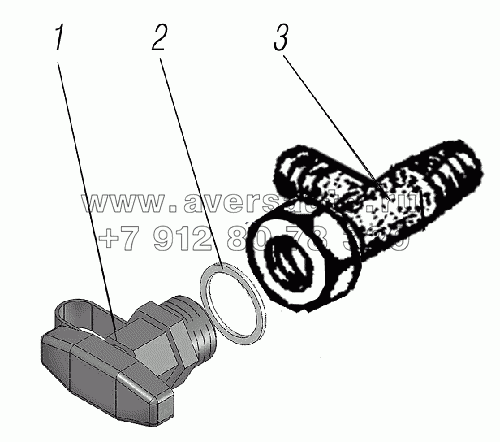 Установка клапана контрольного вывода