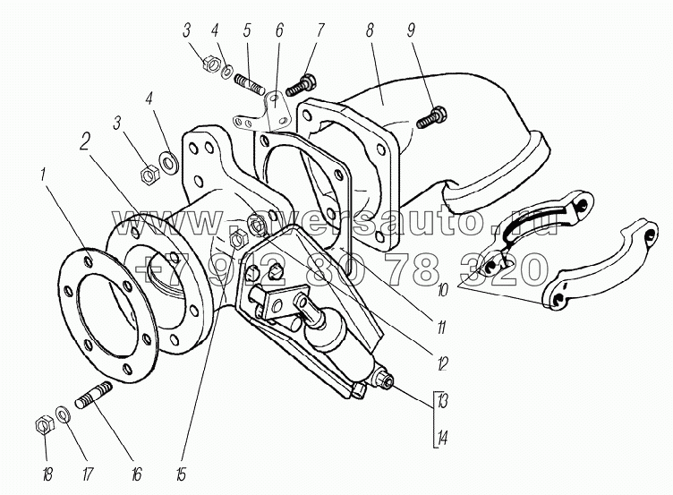 Моторный тормоз (заслонка на выпуске отработавших газов)