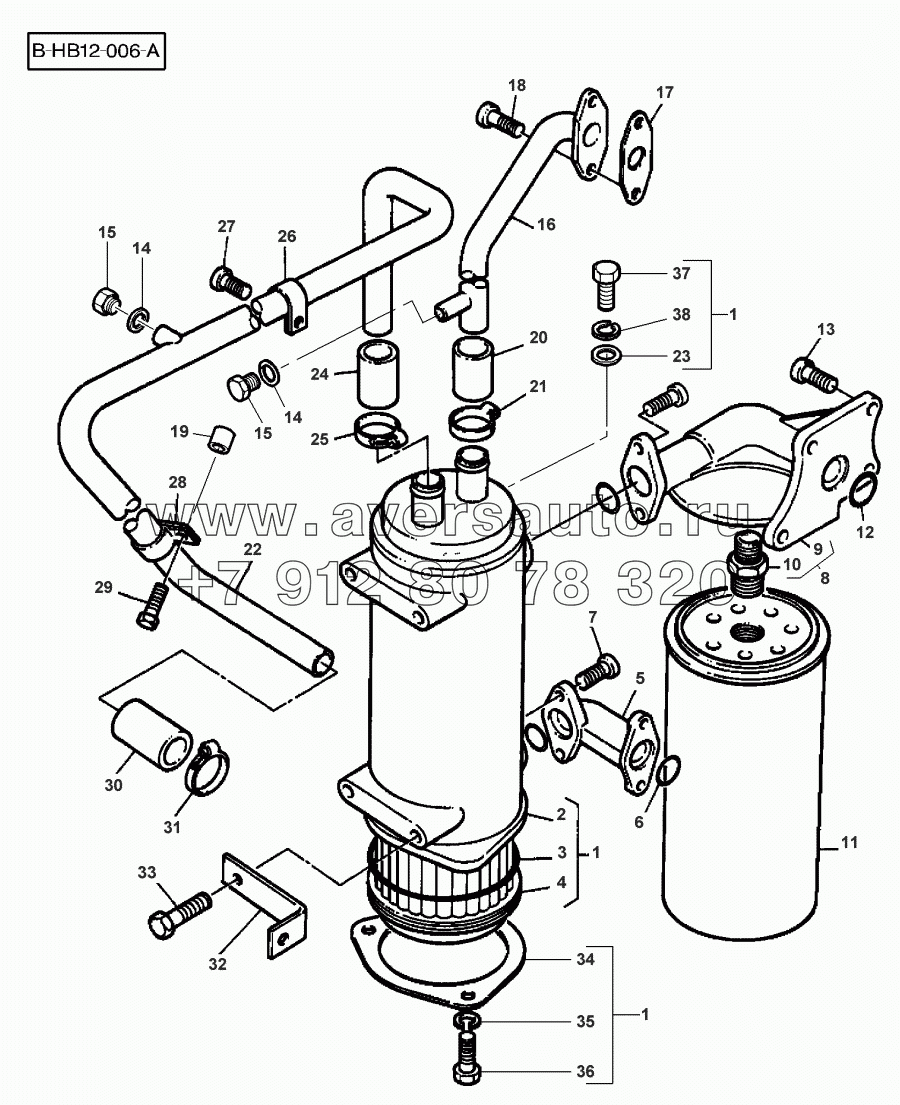 LUBRICATING OIL COOLER