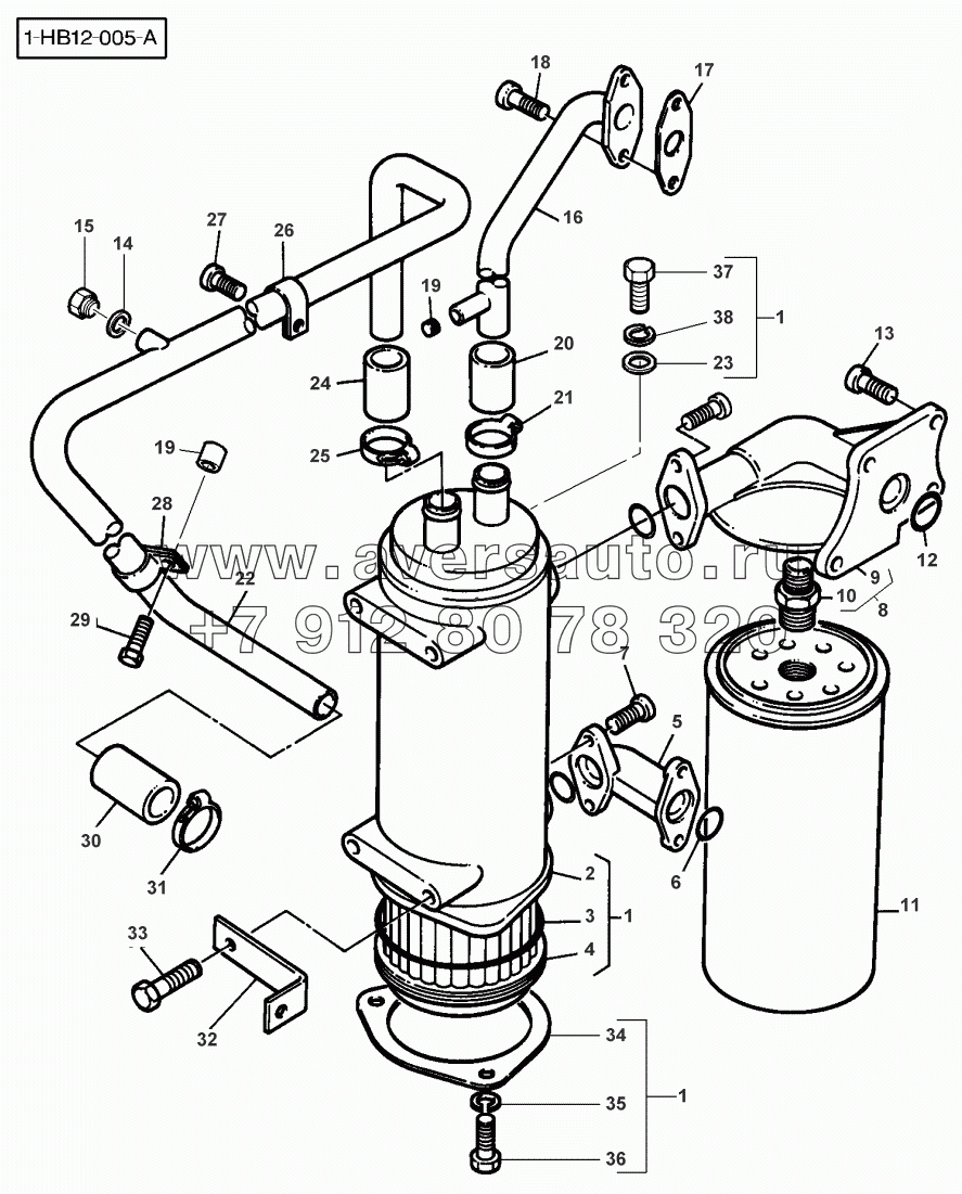 LUBRICATING OIL COOLER